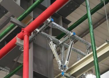 兴庆该抗震支架的整体式支吊架结构协调性好